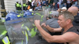 ‘Unite The Kingdom’ demo turns ugly in London as protesters blame police for clash