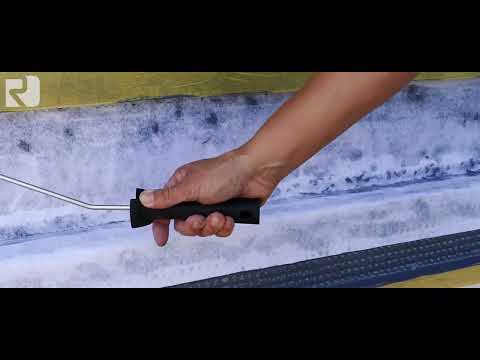 RALMO Anschlussflansch +  RALMO - Flüssigabdichtung ÖKO 1K – Verarbeitung