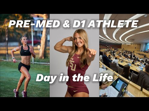 Division 1 Track Athlete + Pre-Med Student | A Day in the Life
