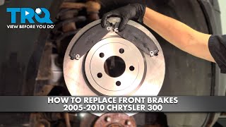 How to Replace Front Brakes 2005-2010 Chrysler 300
