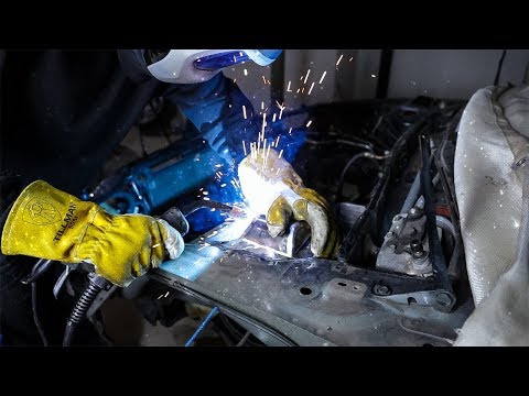 Laddergang Garage ep.02: Welding Downstar Shock Tower Extensions