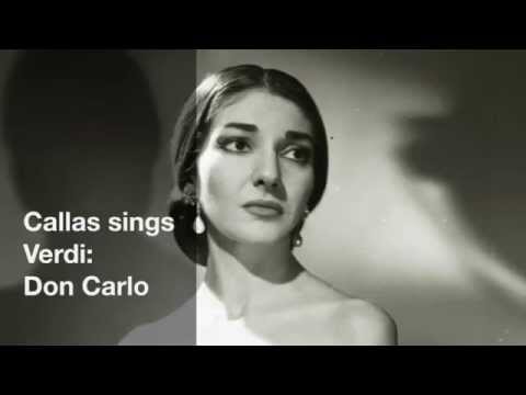Maria Callas sings Verdi: Don Carlo, Act IV: "Tu che le vanita"