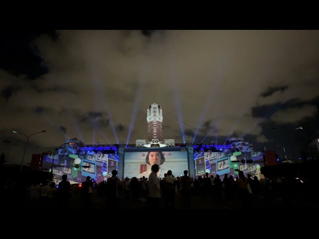 2025 National Day Light Show Illuminates Presidential Office Building