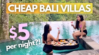Top 5 Best Affordable Villas in Bali | Budget Travel Guide + Prices & Costs 2024