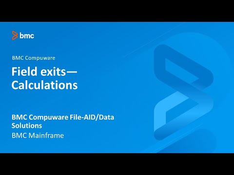 BMC Compuware File-AID/Data Solutions - Field exits calculations
