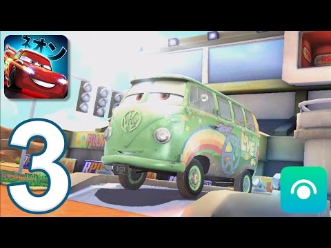 Cars: Fast as Lightning - Gameplay Walkthrough Part 3 - Fillmore's Track (iOS, Android)