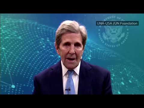 克里說，美國 "謙虛地 "重新加入《巴黎公約》。 (U.S. rejoins Paris pact 'with humility,' Kerry says)