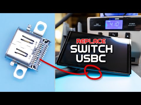 Charge Port Replacement on Nintendo Switch OLED - Step by Step Guide