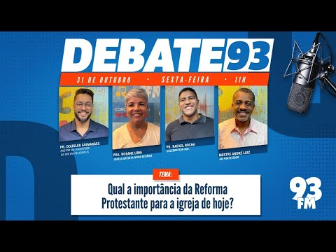 Reforma Protestante e Halloween - Como combater a “bruxa da heresia”? - Debate 93 - 31/10/2025