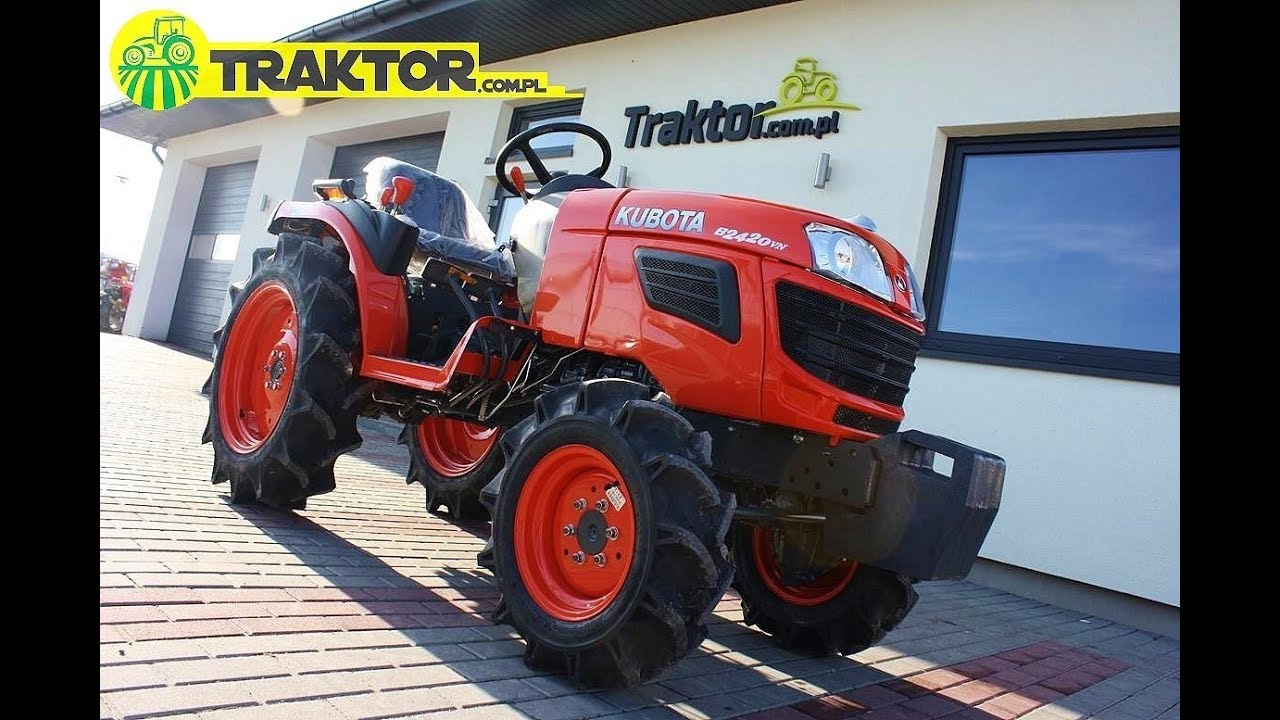 NOWY japoński ciągnik Kubota B2420 4x4 24KM TRAKTOR.COM.PL