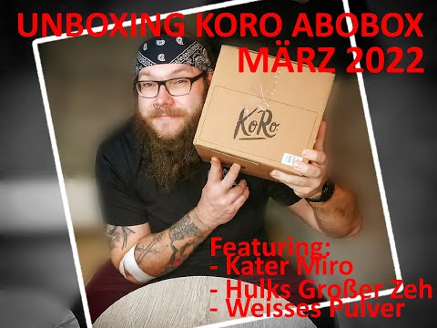 KORO ABOBOX März 2022 Unboxing und TASTE-Test - featuring Special Guest, Zeh vom Hulk und mehr!!1!