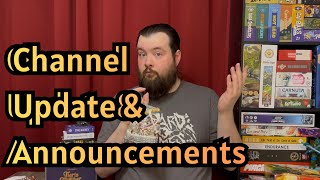 BoardGame Animal Channel Update & Announcements