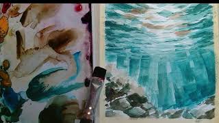 Paint with Me / Watercolor Underwater Scene Tutorial, Hedwig's Art!