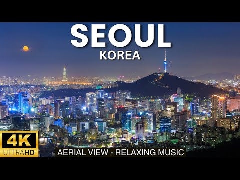 Seoul, South Korea 🇰🇷 4K ULTRA HD Drone video | Seoul 4K Aerial view with Relaxing Music