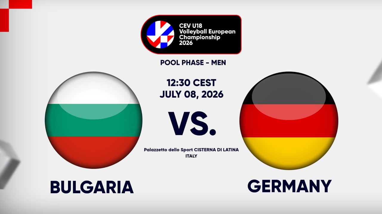 Full Match | Bulgaria vs. Germany | CEV U18 Volleyball European Championship 2026 | Men