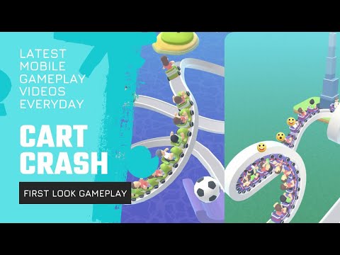 Cart Crash All Levels Gameplay Android iOS | Hyper Casual Games - YouTube