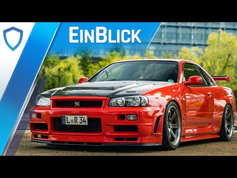 Nissan Skyline GT-R R34 (1999) - King vom Ring! Wir sind FEUER & FLAMME 🔥 @Skylinesusky