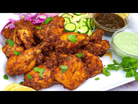 Easy Dinner Recipe,Tandoori Chicken Tikka Platter,Party Platter,Dawat/BBQ Platter,Chicken Kebab,Boti