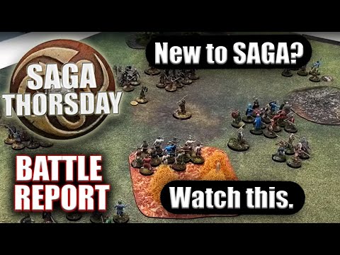 Learn to Play SAGA Video Battle Report - Vikings vs Anglo-Danes with Zach! SAGA THORSDAY 169