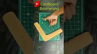 Download lagu How to make Boomerang with Cardboard | Cardboard Boomerang Come Back Boomerang #shorts mp3