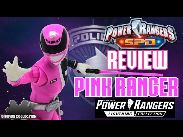 Vídeo relacionado con Power Rangers Figura de acción Coleccionable Premium de 15 cm de Ranger Rosa de S.P.D Lightning Collection con Accesorios