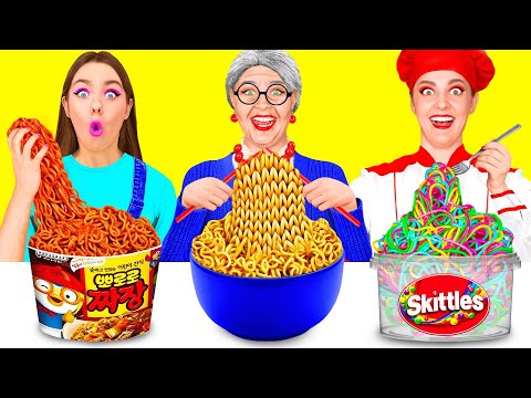 Me vs Grandma Cooking Challenge | Who Wins the Cooking War by RaPaPa Challenge