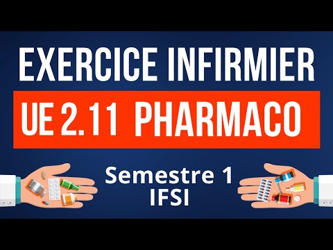 EXERCICE UE 2.11 S1 - Pharmacologie & Thérapeutiques (Révisions partiels)