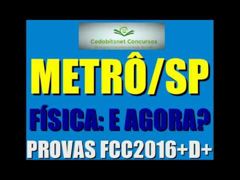 #4 METRÔ SP CONCURSO PÚBLICO PROVAS QUESTÕES SIMULADO CURSO APOSTILA OPERADOR METROVIÁRIO SÃO PAULO