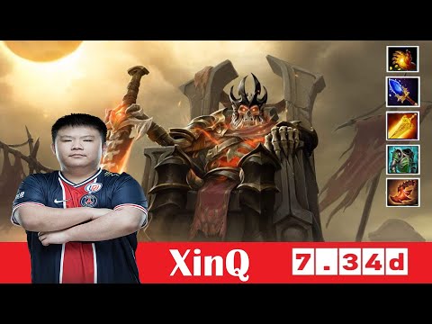 [DOTA 2] XinQ the WRAITH KING [OFFLANE] [7.34d]