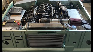 1971 Bronco coyote swap startup & idle