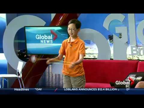 Harrison Lee on Global TV: Morning News "Yo-yo Champ"
