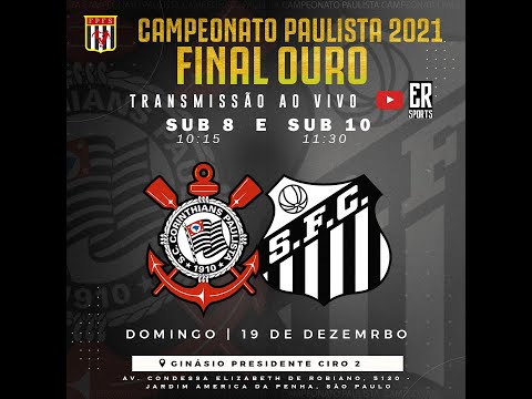 Final do Campeonato Paulista entre SC Corinthians x Santos FC - SUB 10