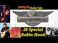 Robin Hood - 38 Special - Guitar + Bass TABS Lesson