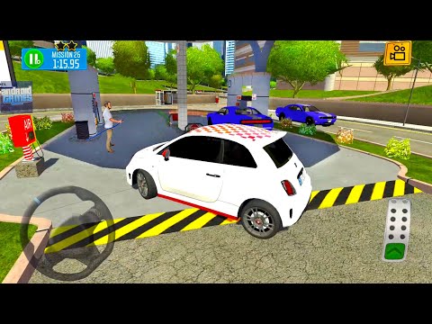 Micro Fiat Car Driving Simulator - Drive On Multi Floor Parking #9 - Android Gameplay