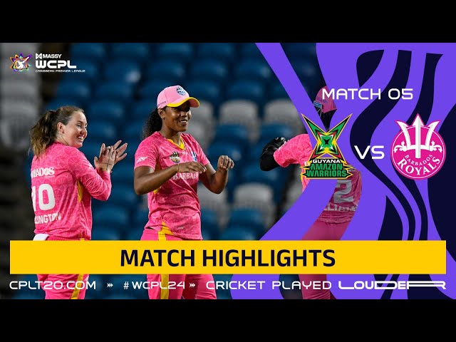 Highlights | Guyana Amazon Warriors Women vs Barbados Royals Women | CPL 2024