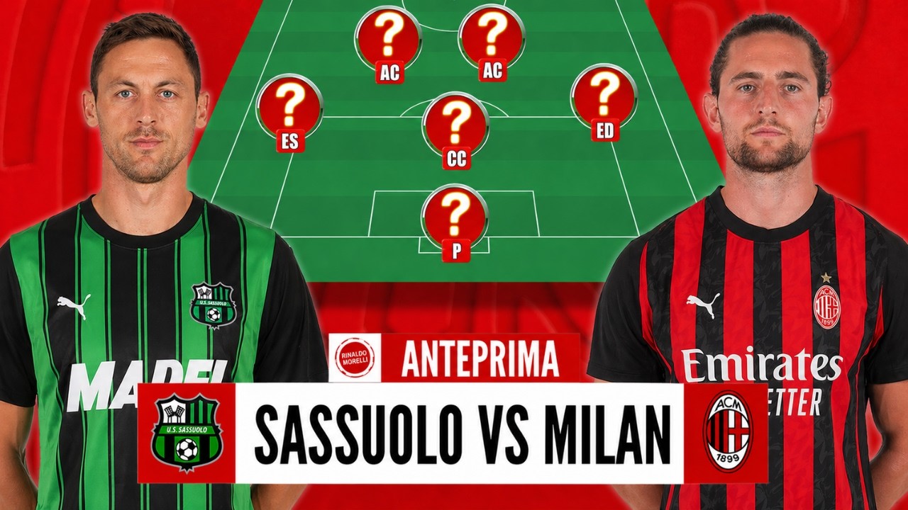 Rebus ATTACCO, Allegri = Sassuolo = Pericolo! | Anteprima di SASSUOLO vs MILAN