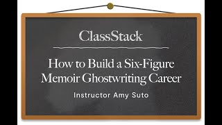 How to Build a Six-Figure Memoir Ghostwriting Career