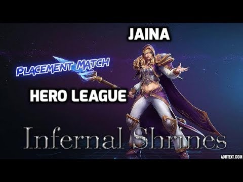 Heroes of the Storm - Jaina - Infernal Shrines - Hero League (HotS Gameplay)