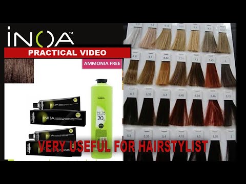 Loreal INOA Hair Color (7.13) - Complete Tutorial Step...