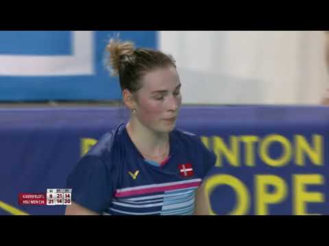 Match point - Line Højmark Kjaersfeldt vs Wen Chi Hsu - WS, Final - AIG FZ FORZA Irish Open 2021