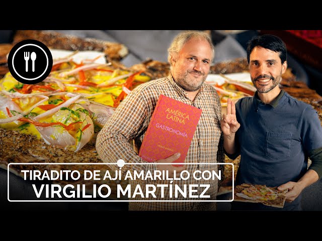 Cocinamos un TIRADITO DE AJÍ AMARILLO con el chef peruano VIRGILIO MARTÍNEZ
