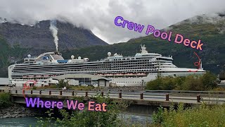 Sapphire Princess: Crew Areas Tour