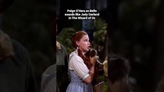 Belle sounds like Judy Garland as Dorothy in The Wizard of Oz #disney Beauty and the Beast