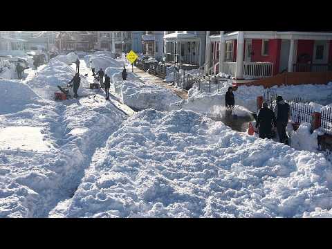 Rhode Island BURIED in FEET of Snow