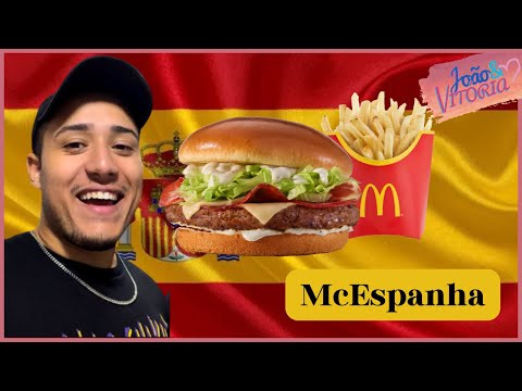 Experimentamos o McEspanha novo sanduíche do McDonald’s | COPA DO MUNDO 2022