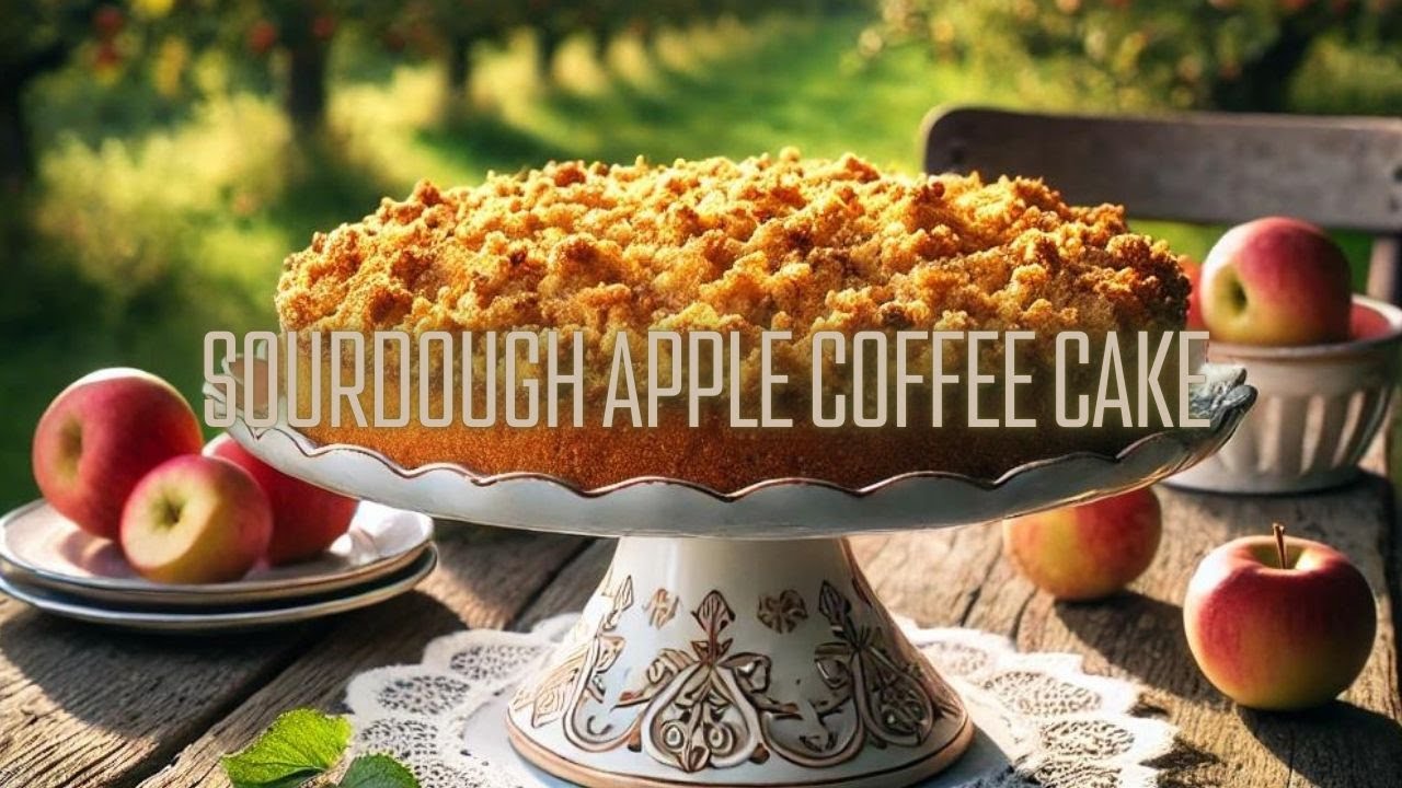 Sourdough Apple Coffee Cake with Streusel & Maple Icing - Video thumbnail
