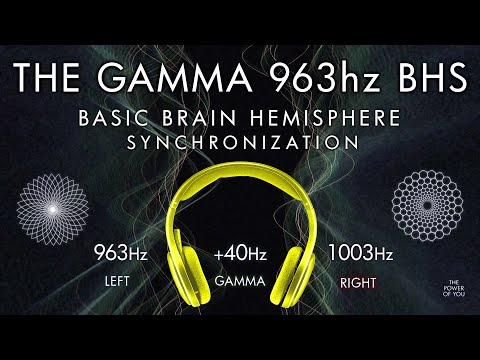 A Vision of Glory and Power -   GAMMA 963 hz Brain Hemisphere Synchronization