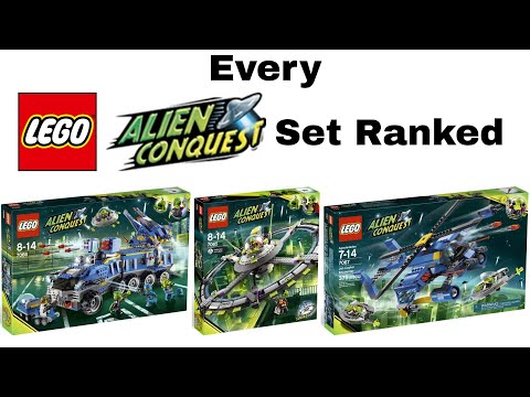 Every LEGO Alien Conquest (2011) Set Ranked