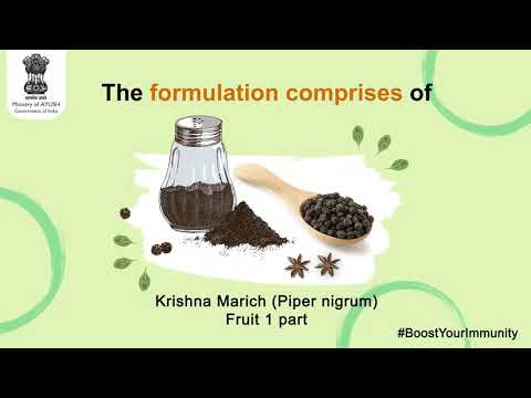 Ayush kwath herbal tea for corona (covid19) best immunity te...