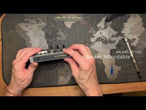 Korg NTS-1 mini analog synthesizer - Unboxing, Assembly and Demo